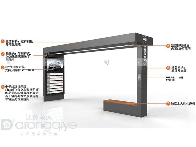 新式公交候車亭 新式公交候車亭