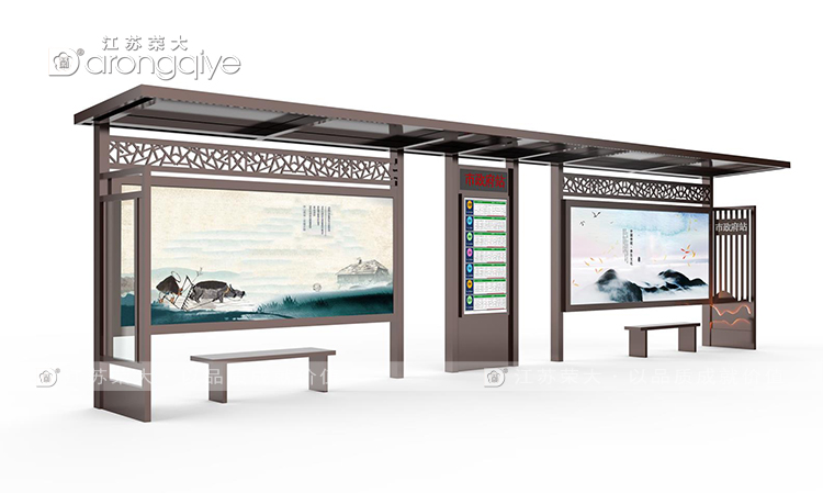 仿古款農(nóng)村公交候車亭 仿古款農(nóng)村公交候車亭